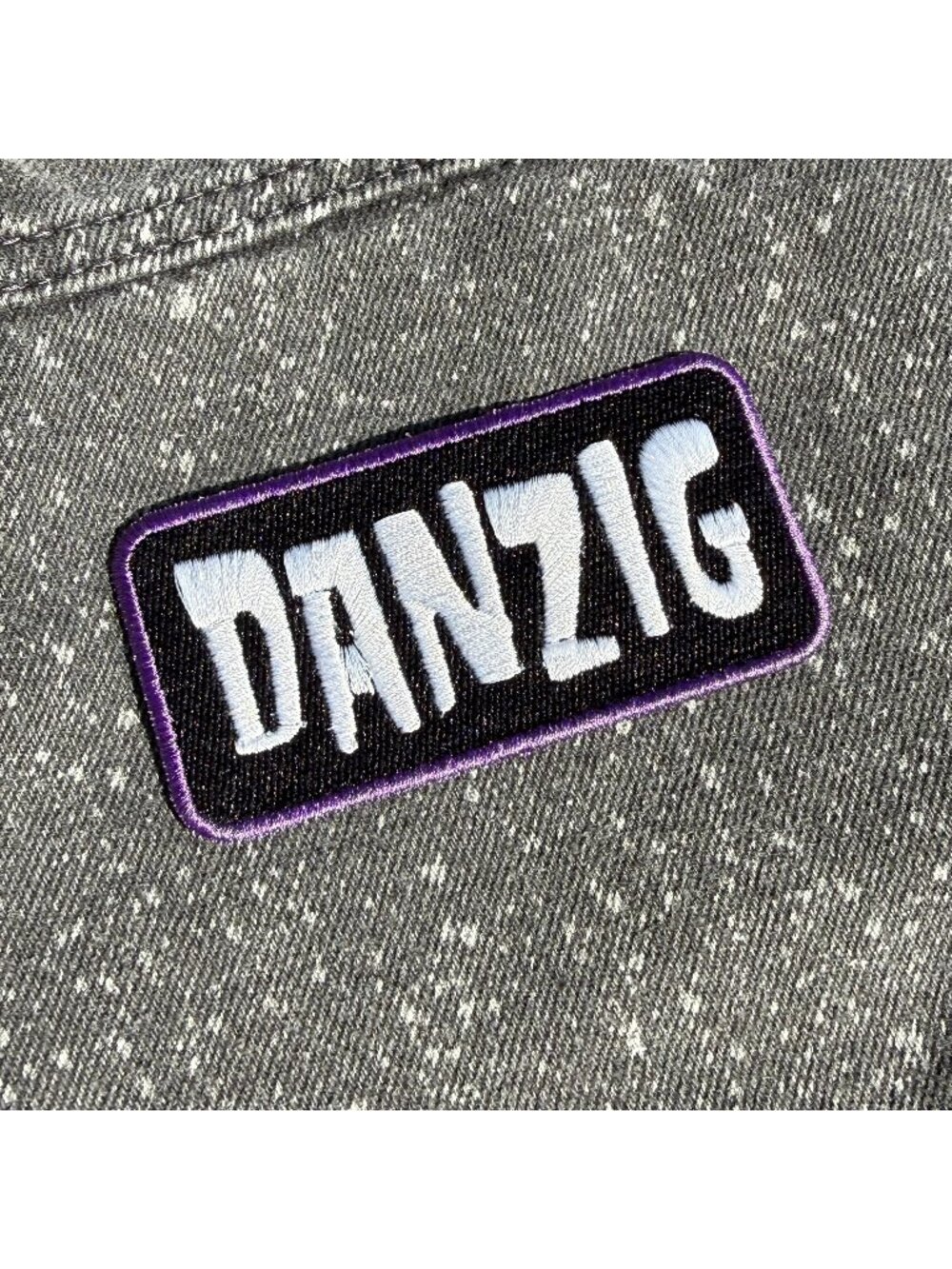 Horror Punk Band Inspired Embroidered Patch | Metal & Goth Rectangle Patch | Cus
